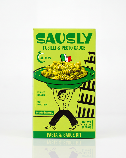 Fusilli & Pesto Sauce