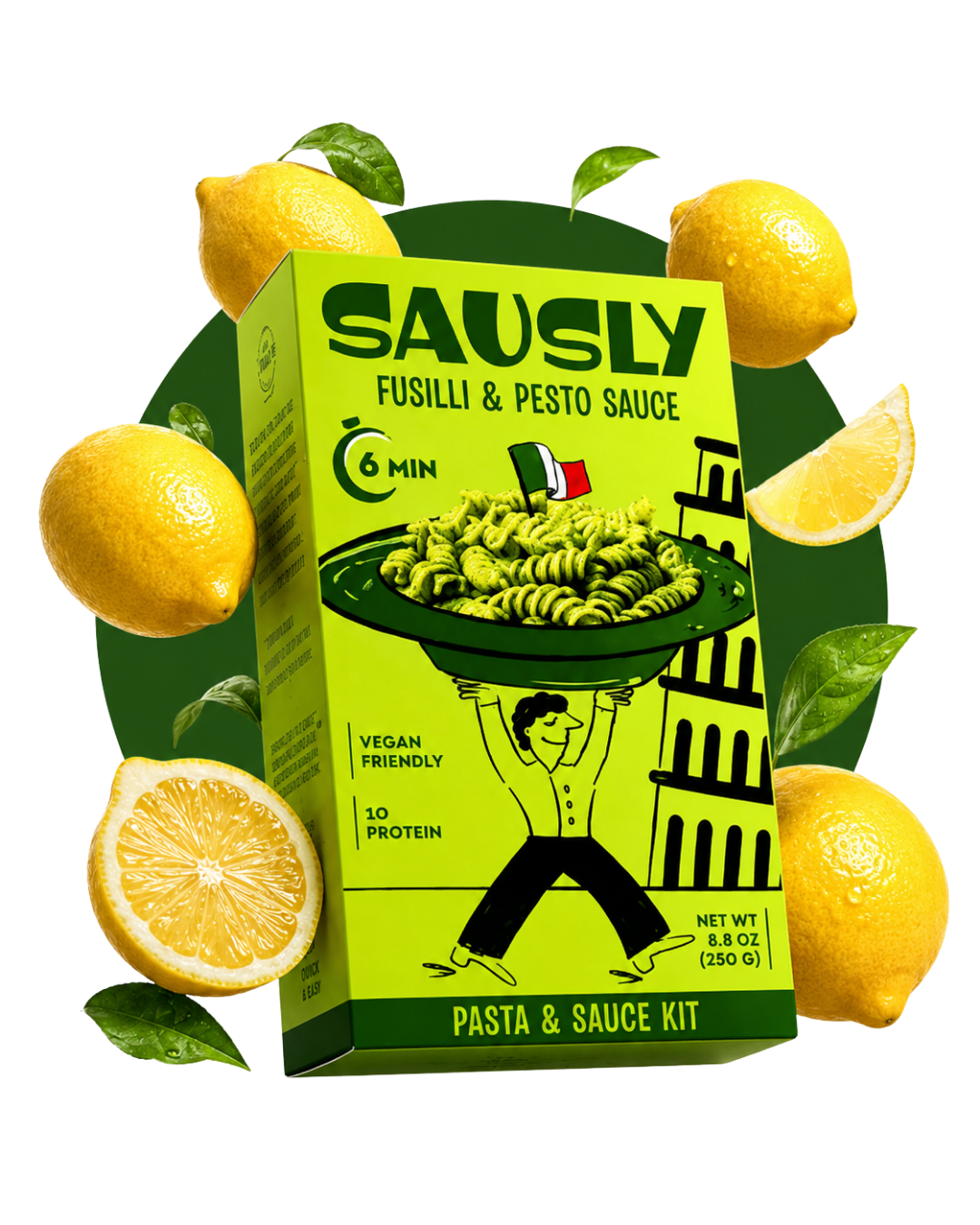 Fusilli & Pesto Sauce