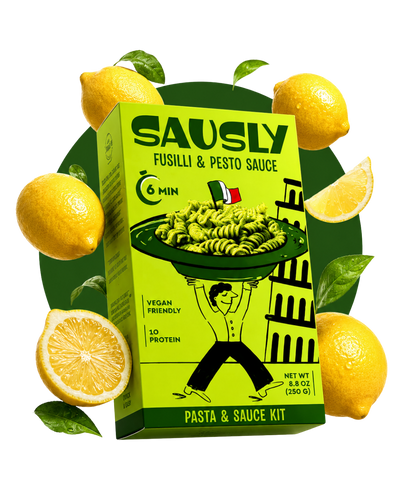 Fusilli & Pesto Sauce