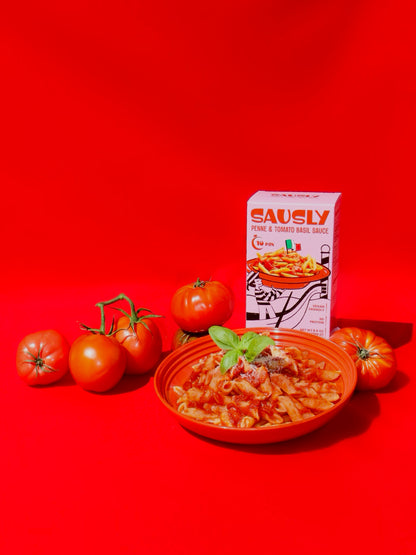 Penne & Tomato Basil Sauce