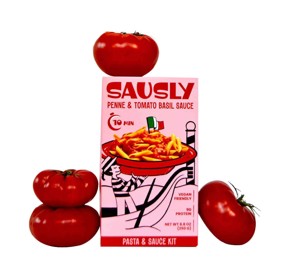 Penne & Tomato Basil Sauce